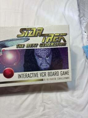 Star Trek: The Next Generation Interactive VCR Board Game - A Klingon Challenge
